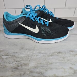 Nike In-Season TR 5 Women’s Size 10 Black Blue Training Athletic Shoes